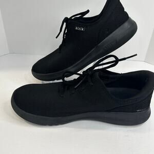 kizik madrid Eco knit black handsfree athletic shoes mens 8 W -women 9.5 W